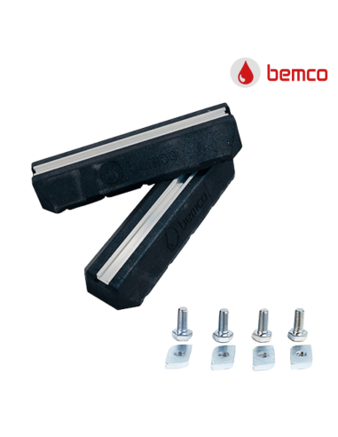 Bloc de montage bas anti-vibration 1000x180x100mm 2pcs