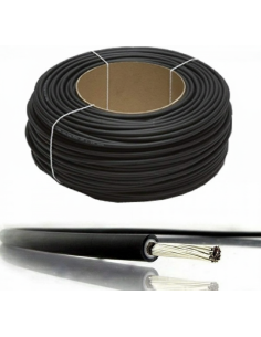 Bobine de câble solaire 4² - Noir - 100 m