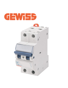Gewiss - Disjoncteur - MT45 - 2P - courbe C - 40A - 4,5kA - GW92152