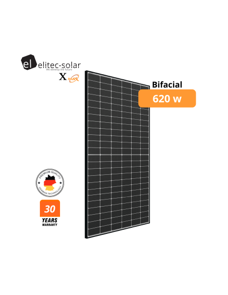 Panneau solaire Elitec Solar Xmax 620W Bifacial