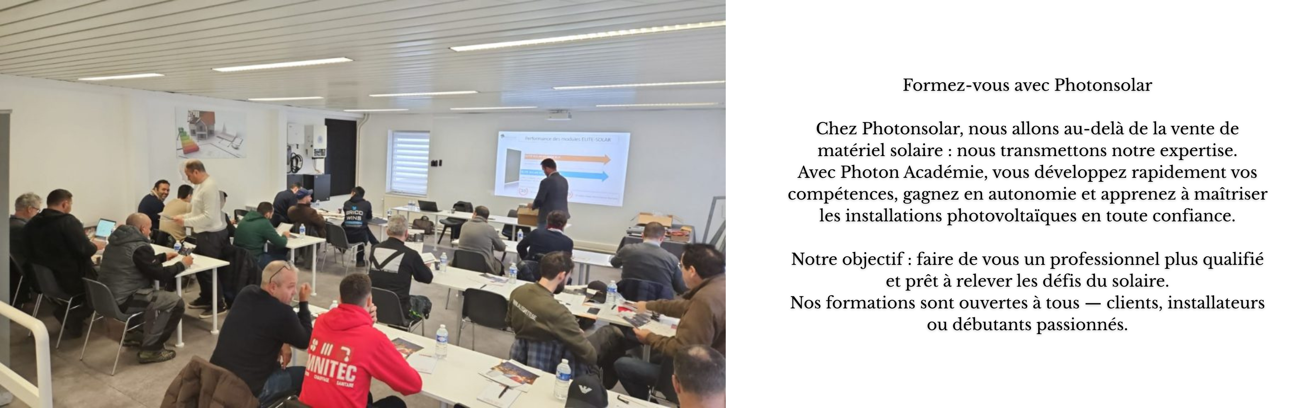 Photon Académie – Formations Solaires